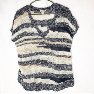 COPY - Lucky Brand short sleeve knit sweater top szXL